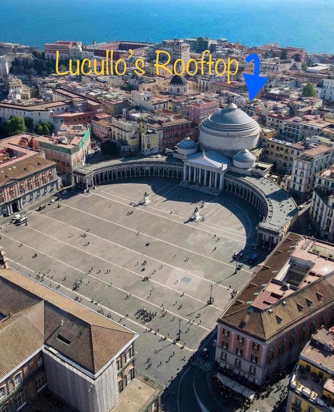 Lucullo'S Rooftop Nápoles Exterior foto